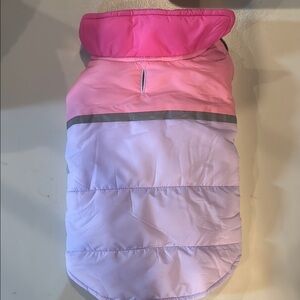Pink and Purple dog jacket